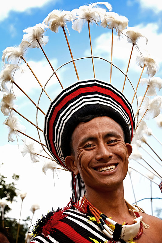  Tribesman from the Zeliang naga clan